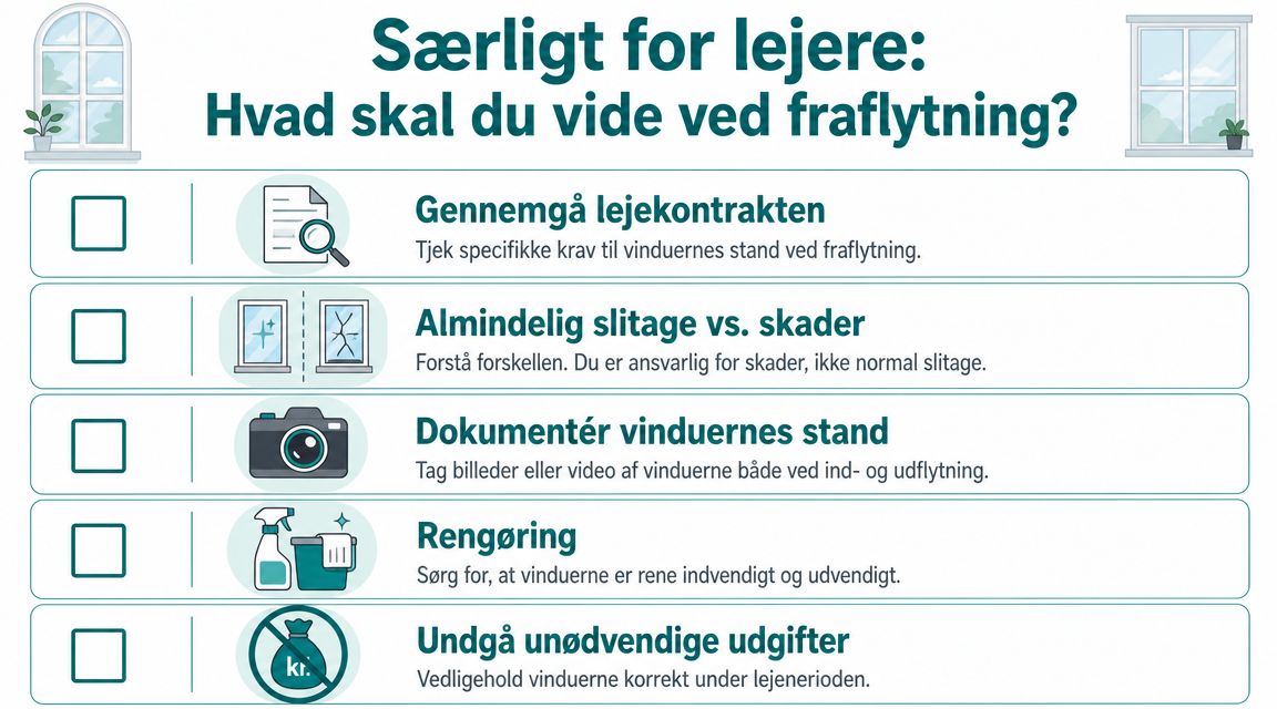 Særligt for lejere hvad skal du vide ved fraflytning